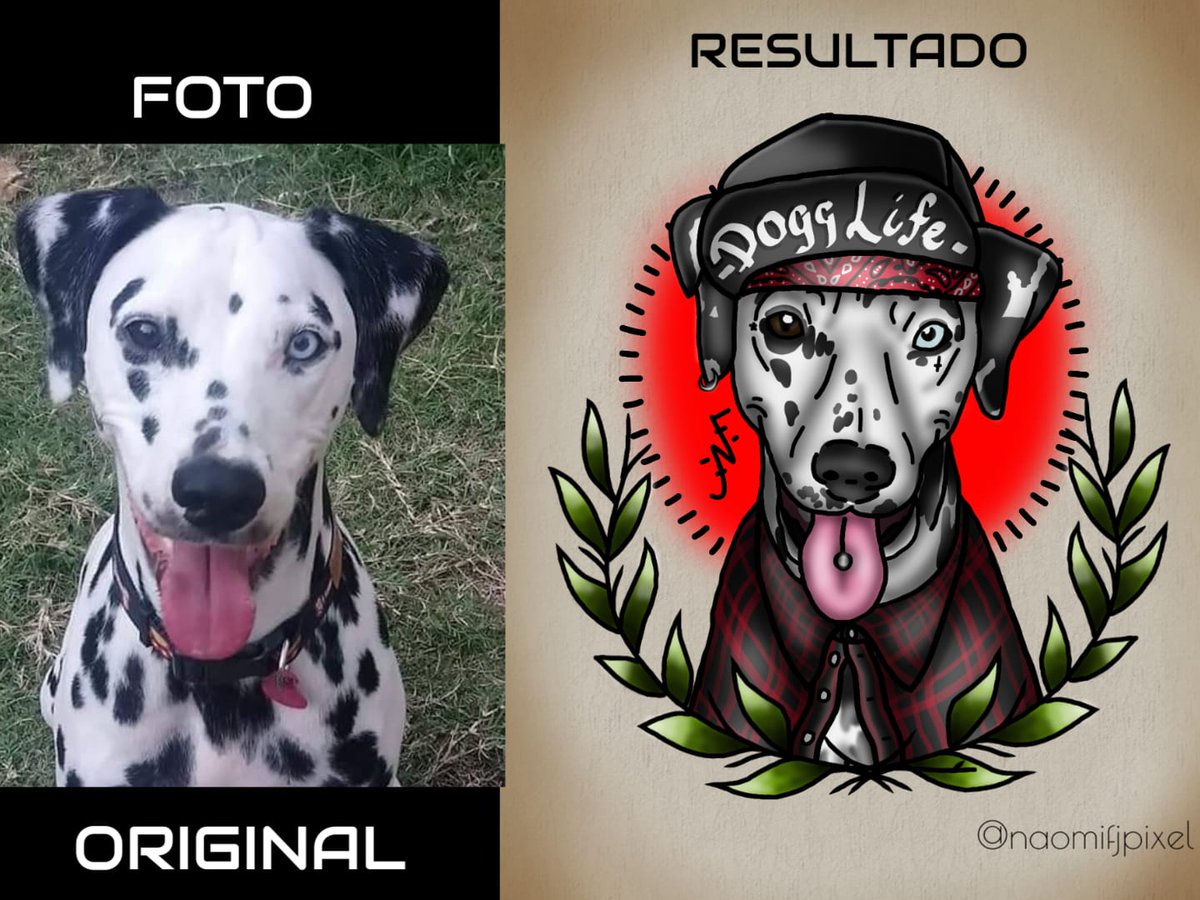 Julifermelilla's tweet photo. Quieres tu foto  pasada a diseño de dibujo neotradicional tattoo por solo 10 eurillos y en un solo dia? Echa un vistazo y veras que chuladas @NaomiFjPixel   aqui unos ejemplos. https://t.co/iDXakZb2Zv