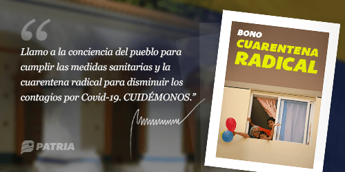BonosSocial's tweet photo. MONEDERO PATRIA: CREDITO por Bs.S 15.000.000,00 por concepto Bono Cuarentena Radical a través del Sistema @CarnetDLaPatria para los trabajadores de cuenta propia y independiente.

#CuidémonosDelVirus
#ApureEsNuestro
@Mippcivzla @ViceVenezuela @NicolasMaduro https://t.co/X8IxiGHNK2