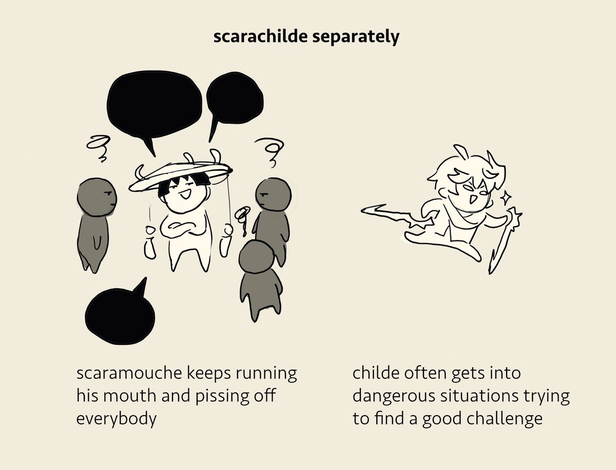 some thoughts on the scarachilde dynamic 