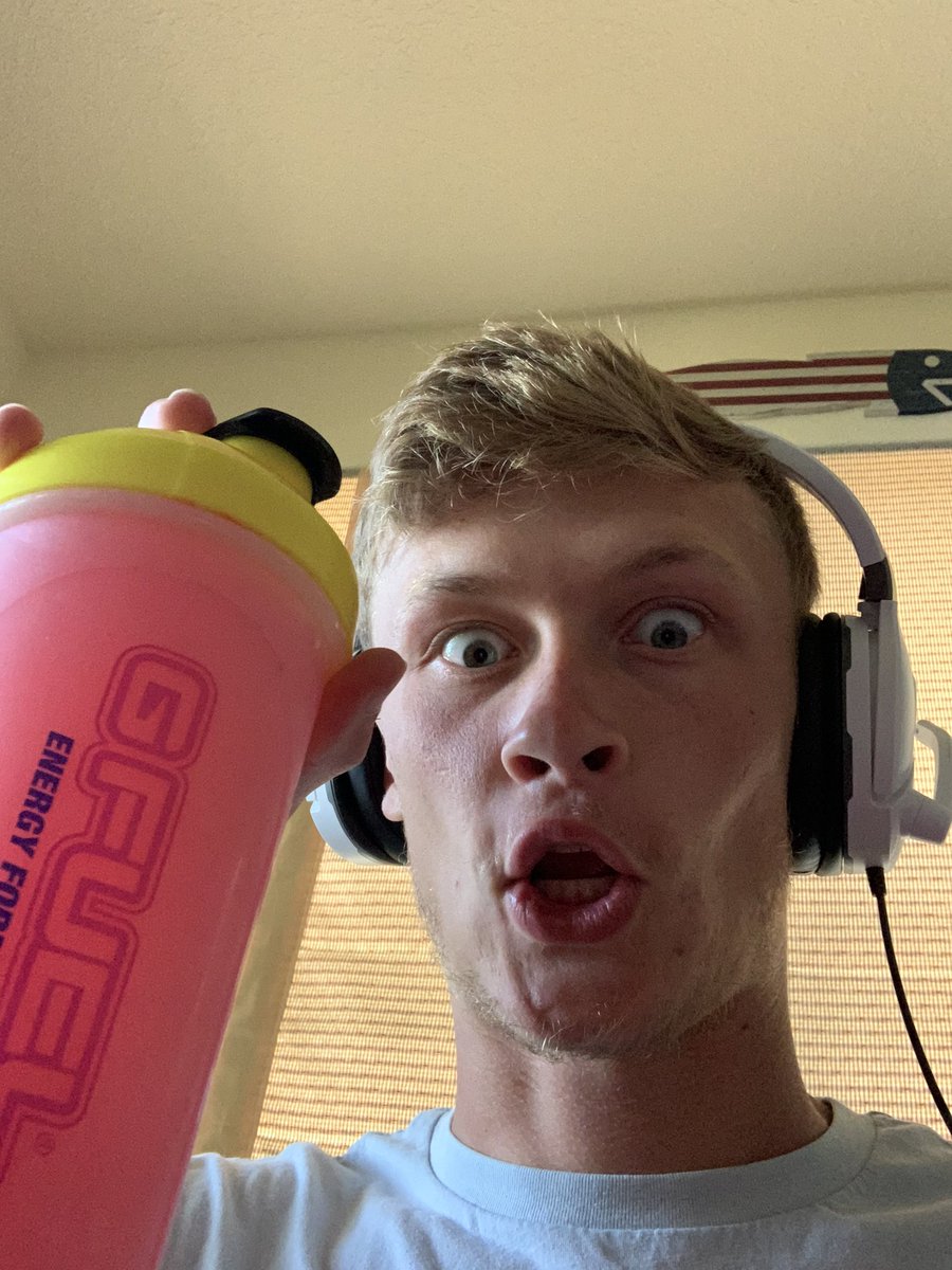 Day 3:Hey.  @GFuelEnergy