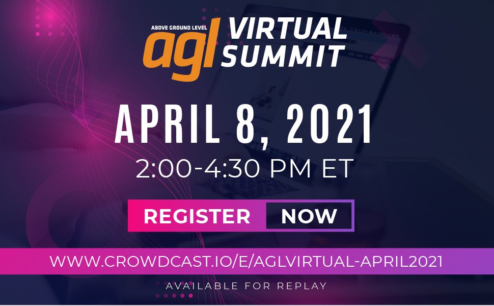 TWO more days until the AGL Virtual Summit.

Tune in LIVE at 2 PM ET! Don't forget this summit is FREE for you to attend.

Register and save your spot
crowdcast.io/e/aglvirtual-a…
