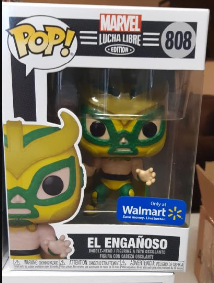 exclusive Luchador Loki Funko POP 