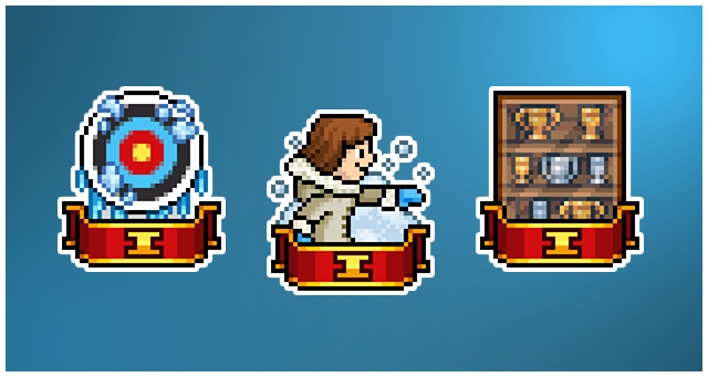 Habbo's tweet photo. We're adding three achievements to #SnowStorm and they'll be part of the first release scheduled for this month! ➡️

🔘'Snowhow' – given for winning.
🔘'Snow fight and the seen targets' – given for hitting Habbos.
🔘'Hardly the target' – work this one out 😉

#Habbo https://t.co/sw4j544Jpt