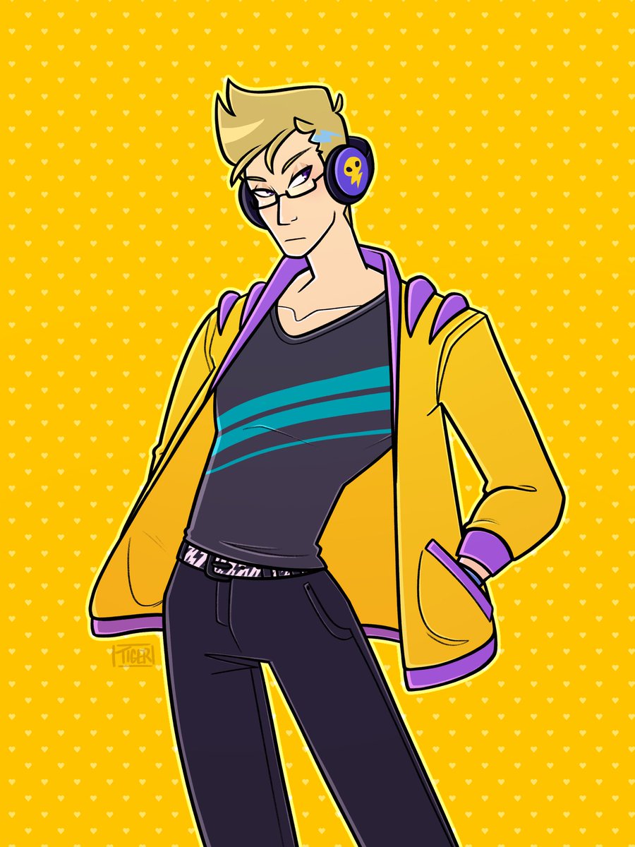 tiigerbread's tweet image. commission for @miserabysmal of her gym leader oc!!!⚡️