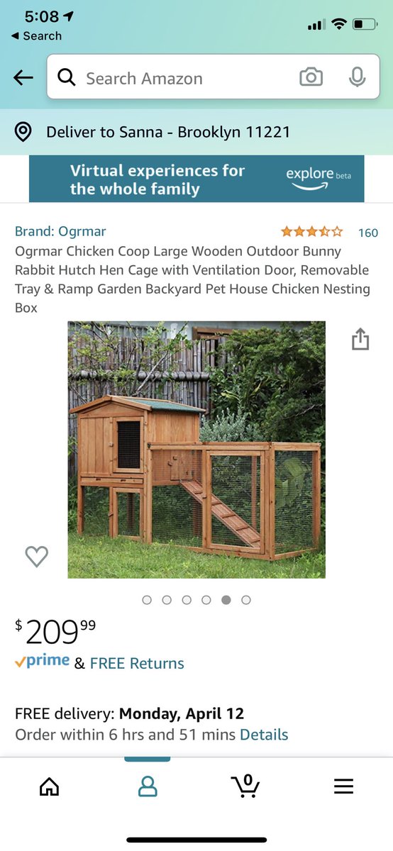 Hmm only 200 for this chicken coop. I might just ...