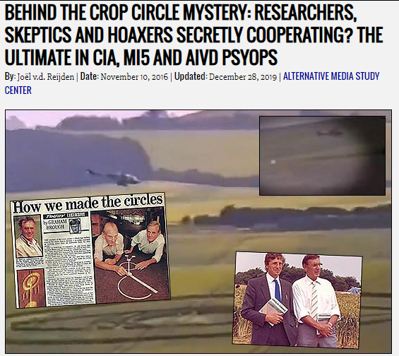 I didn't come up with that: the guy at ISGP wrote an exhaustive article debunking crop circles. my point is not to "debunk" crop circles, I'm just intensely interested in who's doing them and why