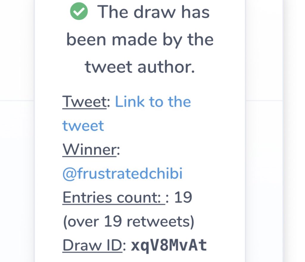 Congratulations to <a href="/frustratedchibi/">Elle 🍓🌻✨</a> for winning my first giveaway! Look forward to working with you! ♥️