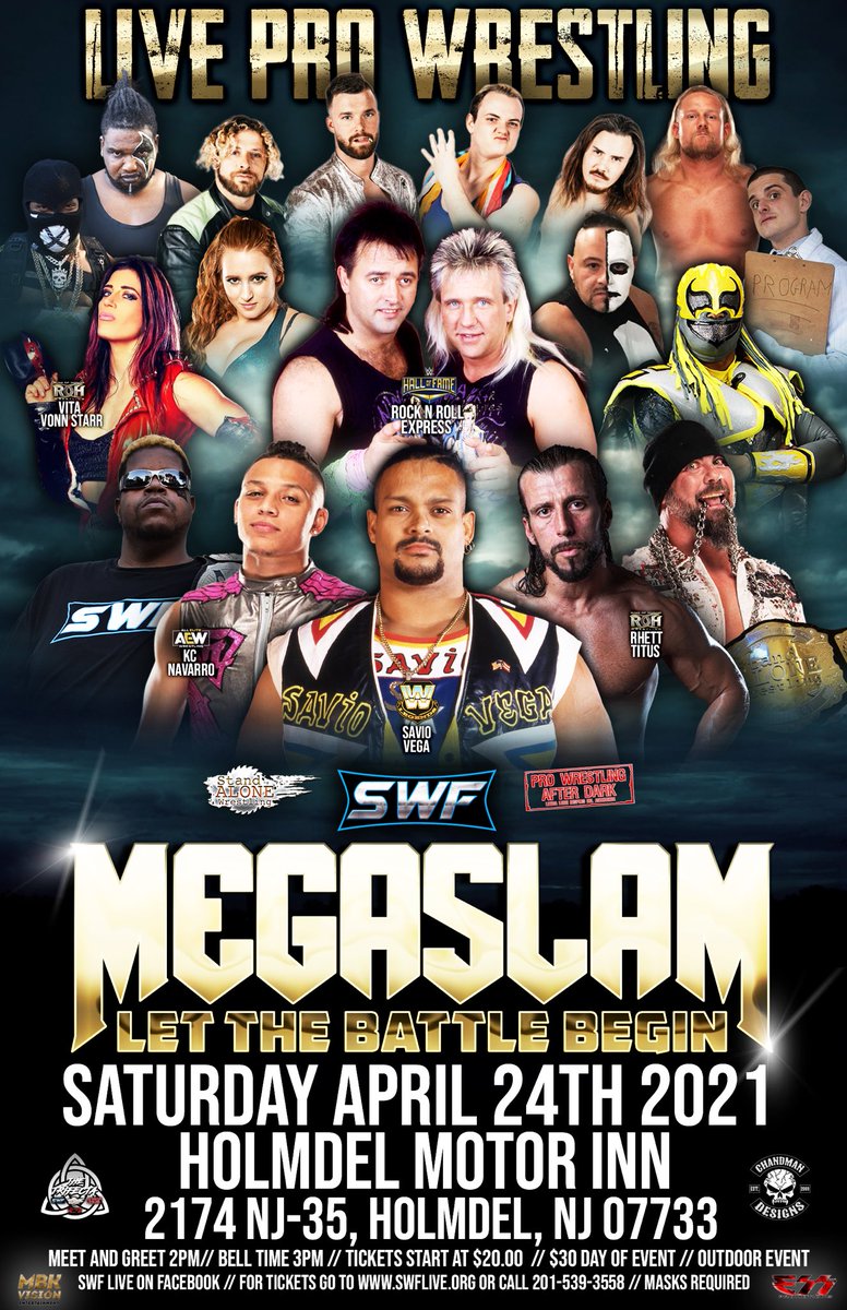 RFury13's tweet photo. The One &amp; Only @RFury13 is on Twitter!
@SWFLive  is alive and on fire 
I will see you at live shows as we present Megalsam 2021 in Holmdel NJ with a huge collaboration presented by the @sawprowrestling   SWF and  Pro wrestling after dark!
Tickets on sale https://t.co/4exona04bm https://t.co/SST9XCuP5i