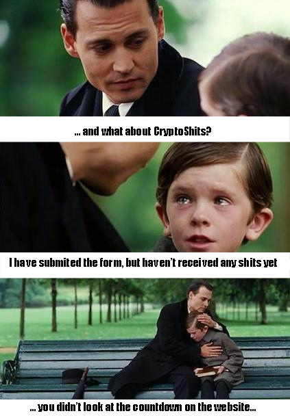 24 hours left to register for the first #Cryptoshits #NFT #Airdrop! #BSC  #ETH
Visit cryptoshits.xyz to register.