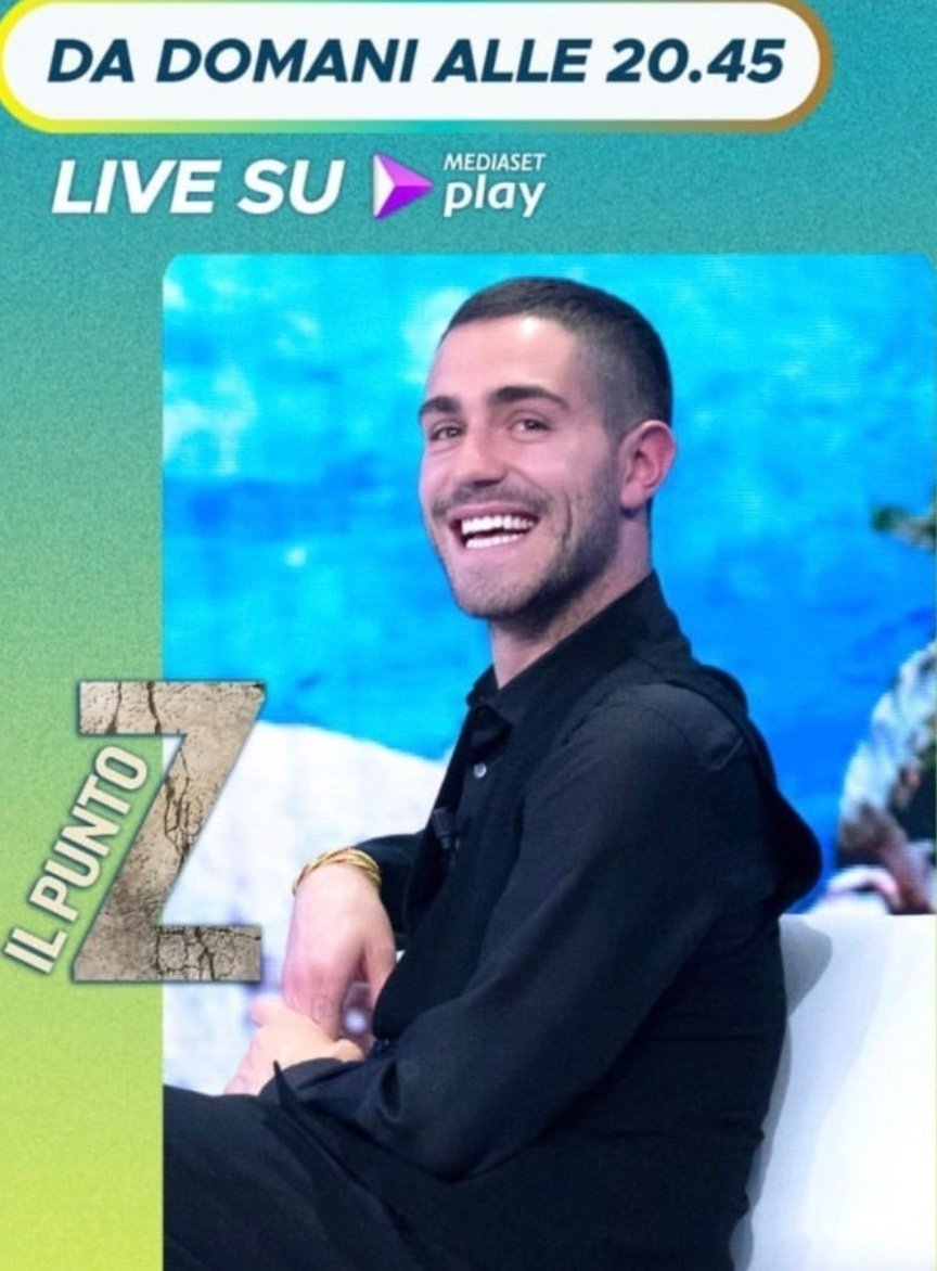 Adele71514809's tweet photo. Tutte e tutti domani 07/04 #ilPuntoZeta ci aspetta #tommasozorzi
Ore 20:45 su @MediasetPlay
#tzvip @tommaso_zorzi
Firmata #LABIMBA https://t.co/rVS0LNArc7