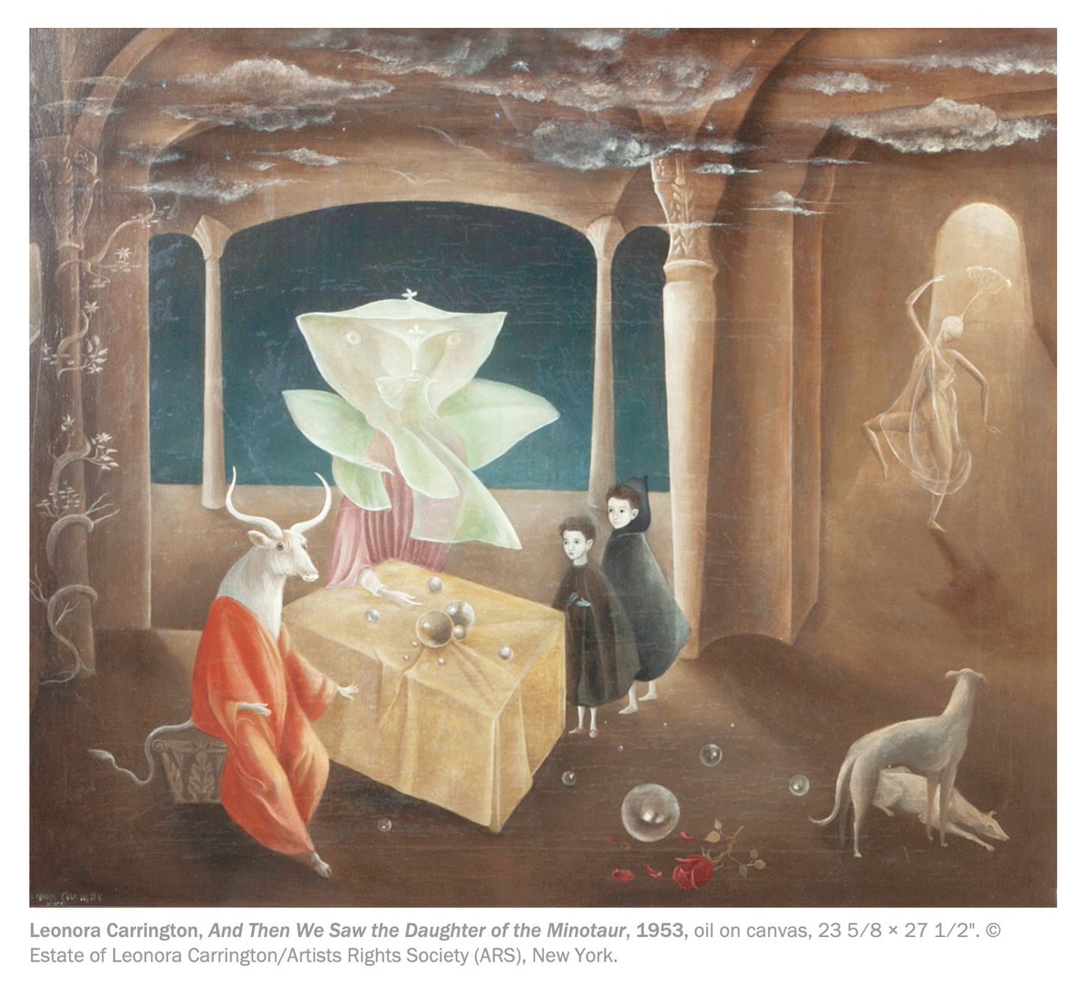 Leonora Carrington's tarot deck enriches our knowledge of the coded symbolism of her work, calling our attention away from her notoriety as a Bretonian femme-enfant and toward the intellectual and spiritual passions of her artistic maturity. —<a href="/chloewyma/">Chloe Wyma</a> bit.ly/3mnFLfs