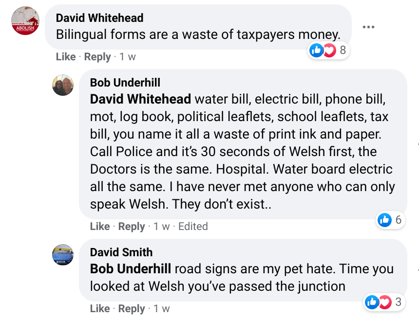 1. The Welsh LanguageYou know the 'anti-Welsh language bingo card' meme? You'd fill it within a few seconds on the ATWA Facebook group!