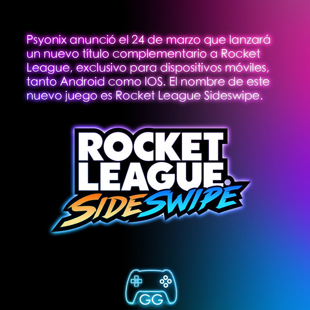 ggaminglab's tweet photo. Rocket League Sideswipe

Entérate de más en https://t.co/vCx4spO5z7
.
.
.
.
.
.
#gamer #gaming #videogames #videojuegos #pc #xbox #ps5 #ps4 #mobilegaming #nintendo #ggaming https://t.co/dtdCBYkTpe