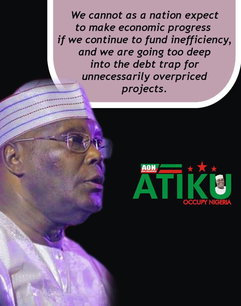 We Need You #Atiku To Make Nigeria Great Again #Aso2AsoRock #AtikuOccupyNigeria