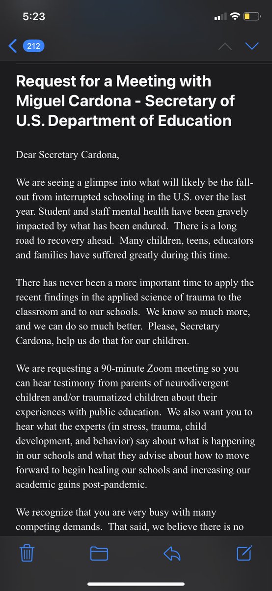 When you have hope for the new U.S. Ed Secretary <a href="/teachcardona/">Dr. Miguel A. Cardona</a> you do THIS!  If we get this mtg, you’re all invited to speak!  <a href="/JoeBrummer/">Joe Brummer</a> <a href="/BDPerry/">Bruce D. Perry, M.D.,Ph.D.</a> <a href="/EndSeclusionNow/">End Seclusion Now</a> <a href="/JamesMoffettJr/">James Moffett</a> <a href="/ACEsIngrid/">Ingrid Cockhren</a> <a href="/principalest/">Mathew Portell</a> @JenniferAbbanat <a href="/SporLin/">开云体育彩票百家乐乐鱼体育六合彩九游体育棋牌真人电子电竞华体会爱游戏德州扑克捕鱼博彩亚博体育世界杯</a>