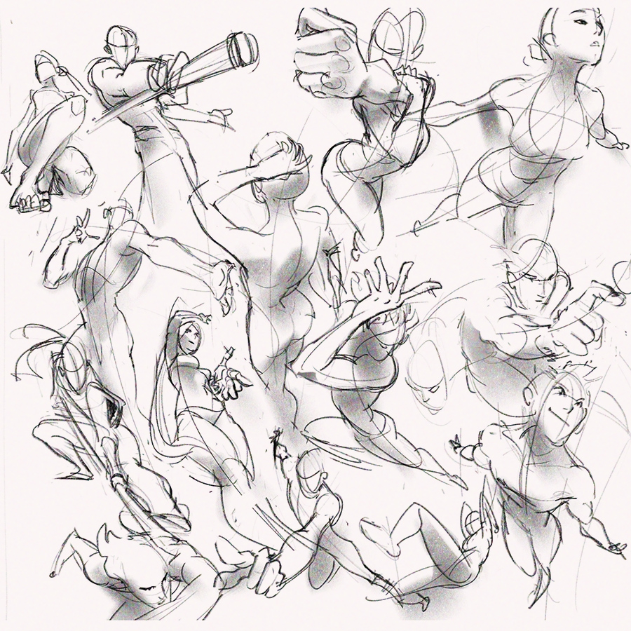 Floating Poses 3-pack by Shinigxmii on DeviantArt