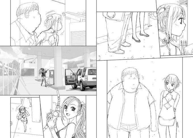 うわわ〜もうこんな時間になっちゃってるぅぅぅ(°ー°;)
今から寝ます😅すぐ寝ます😅😅
おやすみなさい今日もありがとう😊

見開き単位で作業してた連載の下描き台詞フキダシ擬音無しバージョン…24↓ 