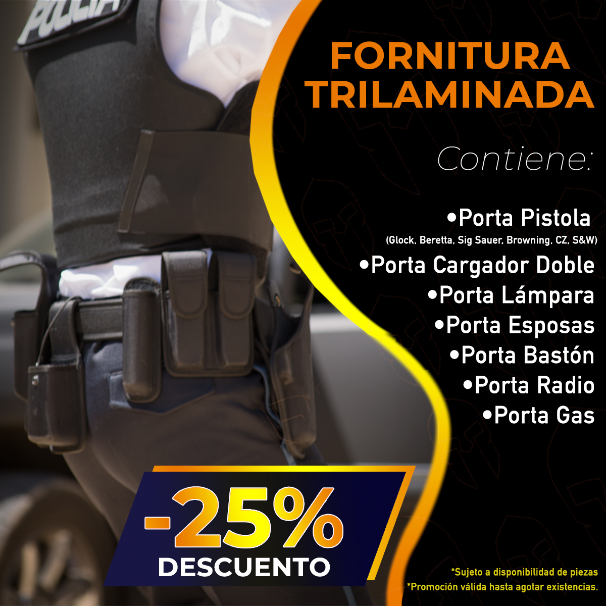 PowerhitOficial's tweet photo. Nuestra Fornitura Trilaminada será tu mejor aliada para tener todo tu arsenal al alcance de tu mano.
Garantía #PowerHit, protegiendo a quien protege. 
#FelizMartesATodos https://t.co/155KkK2oGZ