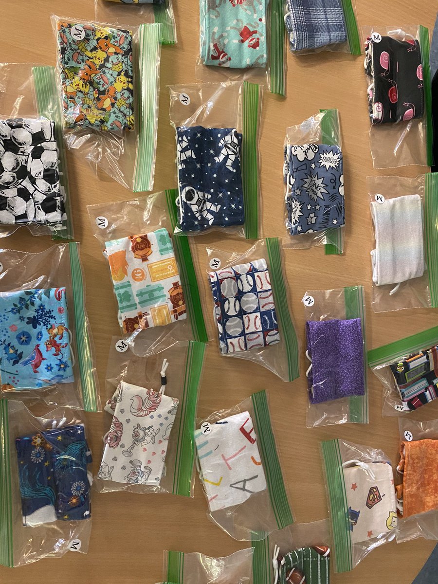 the <a href="/MitchellPTO/">Mitchell PTO</a> is AMAZING! they are helping the staff and kids <a href="/A2schools/">A2 Public Schools</a> stay masked up with custom made masks ❤️ i got a text from a parent saying she didn’t know if her kid was more excited to come to room 4 or to pick out his special mask😷😊 #MaskUpMichigan @A2SchoolsSuper
