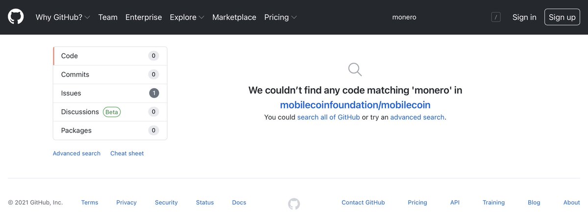 fluffypony's tweet image. Very, very disappointing. MobileCoin claims to be based on CryptoNote, but it’s not. It’s based on Monero. CryptoNote does not have:

- RingCT
- Subaddresses
- Bulletproofs
- Any development at all since Jan 2016

Not sure why there’s no credit where credit is due?