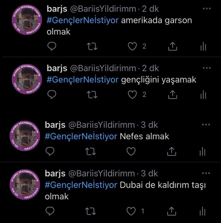 #GençlerNeİstiyor Eksiği yok fazlası var.