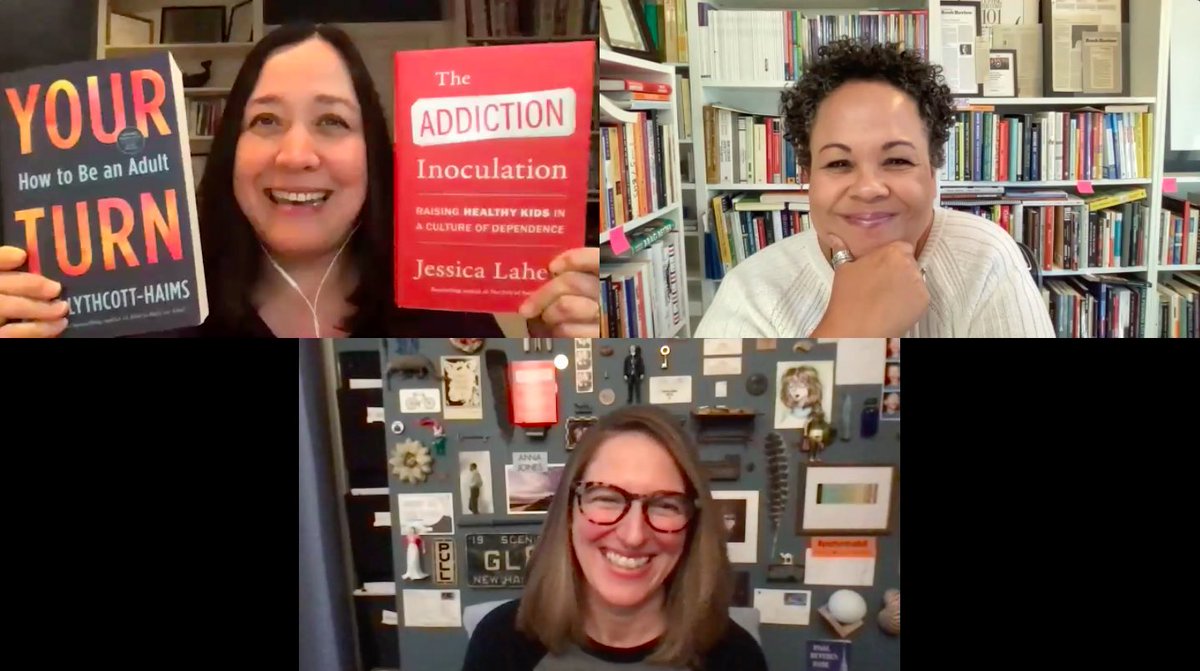 ParentinPlace's tweet photo. Can you tell how excited we are for @jesslahey and @jlythcotthaims’ publication day? The #ParentingInPlace community is celebrating with our very own copies of #TheAddictionInoculation and #YourTurn — join us and order yours today! https://t.co/Icyoe3MvYR