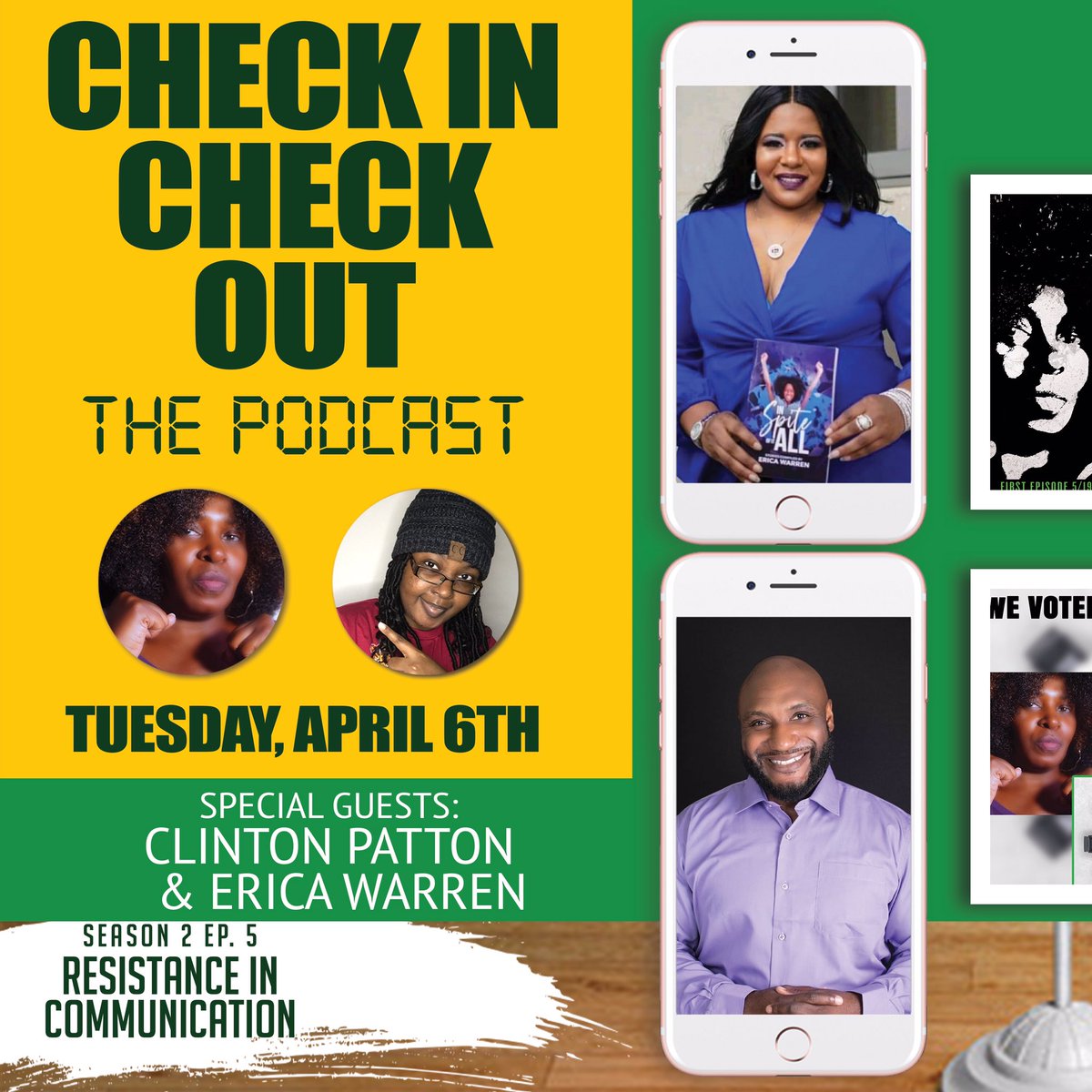 CicoAwareness's tweet photo. It’s✅ #TalkThatTalkTuesday ✅Season 2 Episode 5 is here so come on on come on in! Get in on this conversation pertaining to Resistance in communication in relationships and society https://t.co/xv58YStsRS https://t.co/r5XOk1u4MD