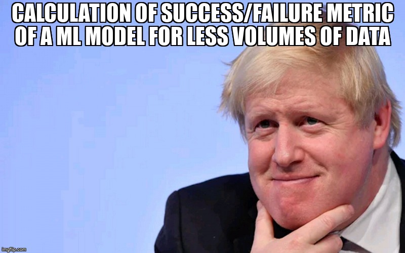 overflow_meme's tweet image. Calculation of success/failure metric of a ML model for less volumes of data stackoverflow.com/questions/6697… #statistics #machinelearning #precisionrecall #prediction #math
