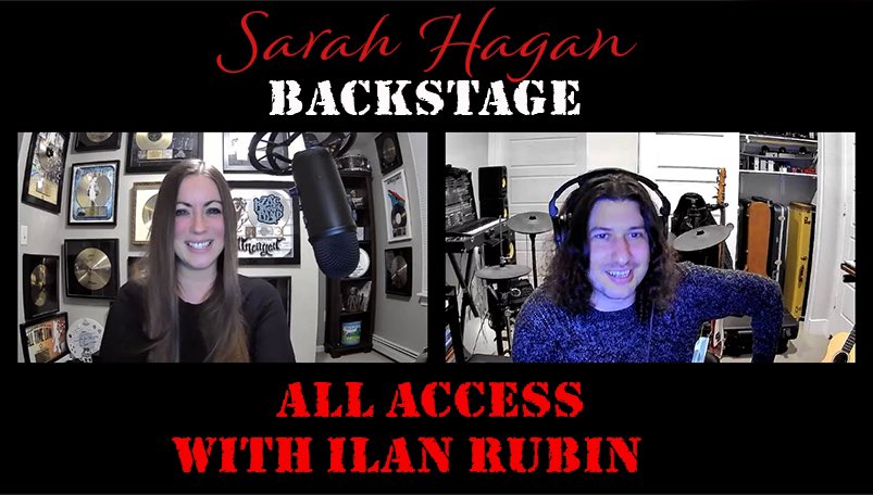 Episode 2 of Sarah Hagan Backstage with Ilan Rubin is up on all podcast platforms, and YouTube! Ilan and I talk music, drums, The Rock &amp; Roll Hall of Fame, our quarantine reading lists, and...clarinets?! Link here: linktr.ee/shagandrums 😊 #ilanrubin #sarahhagan #podcast