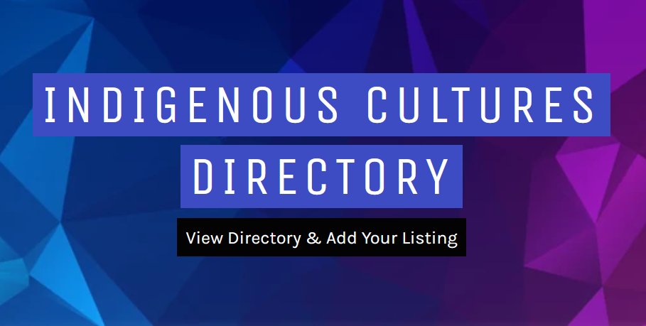 IndigeneArts's tweet photo. We launched a FREE Directory of #Indigenous businesses &amp; resources, related to Indigenous cultures from around the world. Support &amp; celebrate Indigenous #cultures, and submit your listings!
#aboriginal #supportsmallbusiness #art #nativeamerican #artists https://t.co/BSJPgDehcR https://t.co/0UJzqeVbz4