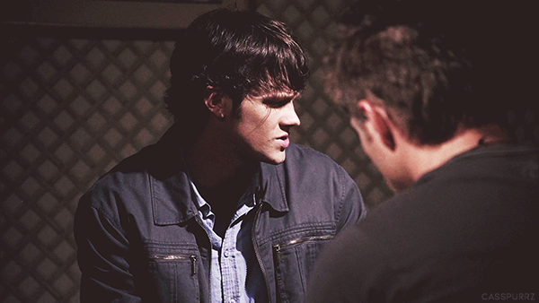 sam winchester i'm gonna bite your nose so hard-