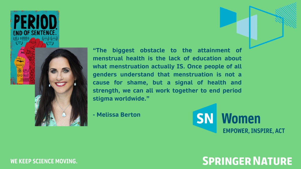karishma_k9's tweet photo. We’re following @BertonMelissa’s journey, as she discusses women’s health, the socio-economic aspects of menstrual hygiene and associated taboos https://t.co/Lj4KR5Tes4 #WHD2021 #PeriodEndofSentenceatSN #SNWomenIndia #WeKeepScienceMoving https://t.co/fhaPxrwKOf