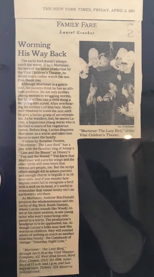 BrendanDeneen's tweet image. Exactly twenty years ago today, a kids play I wrote was favorably reviewed by the @nytimes, who compared it to @Disney.  Today, my fourth and final Groot picture book was published by... Disney.  🤯  @Marvel @2dCale