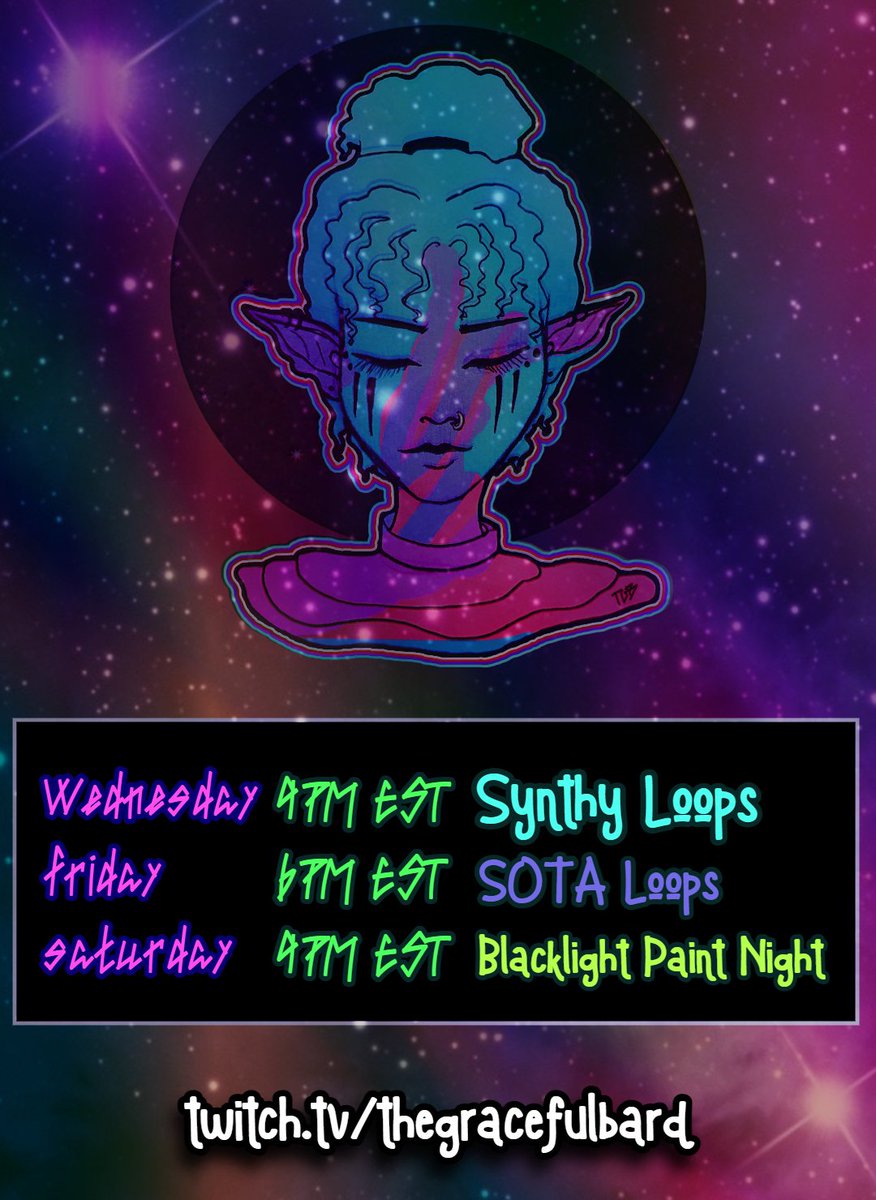 thegracefulbard's tweet photo. 🔥This week 🙃
#synth #twitch #bard #looper #boss505 #artist #spaceelf https://t.co/hDhCA868e0