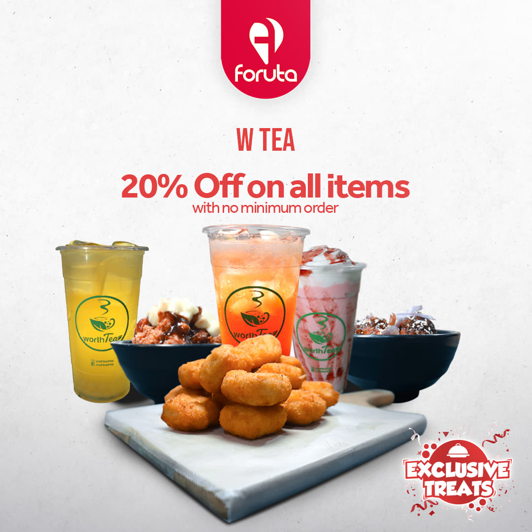 forutaph's tweet photo. Perfect tea blenders in town are giving you a discount to open up your senses!🥤😍
To avail, download Foruta app today.🤘
#forulocal #foruta #forutadavao #forutaphilippines #davaodeliveryapp #forutadeliveryapp https://t.co/Xkq3jcjLUx