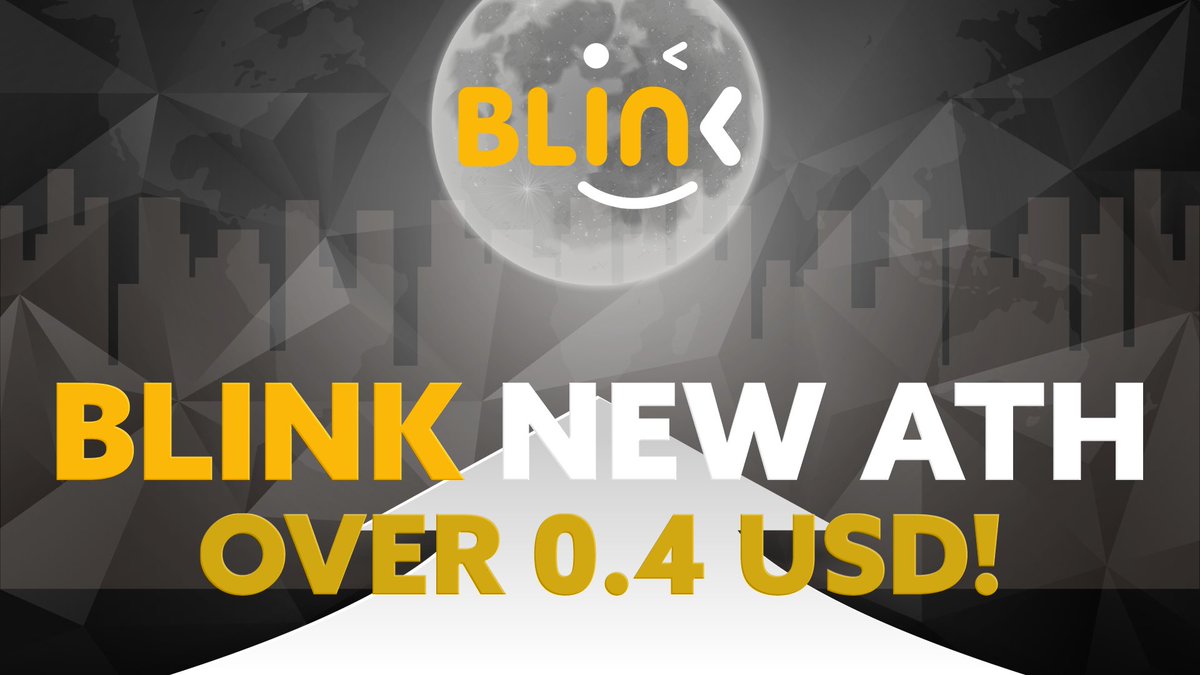 WINkorg777's tweet photo. $BLINK a new record AGAIN! 🚀

$BLINK just hit another all time high of $0.4 USD 📈📈📈

How long before 1 BLK = 1 USD!!!!? 🌕

Don’t sleep on this pair of Aces! Dream BIG with #WINk and #BLINK 🔥

#BinanceSmartChain #BNB @cz_binance @BinanceChain https://t.co/tuzhnomuiZ