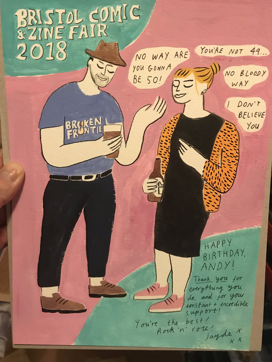 Andy Oliver💙 (@andywpoliver) on Twitter photo Going through my original art is very cathartic when I’m missing people. This one is very special from <a href="/jaydeperkin/">Jayde Perkin</a>. From my surprise 50th birthday anthology (print run 1 copy! Super exclusive). Going through my original art is very cathartic when I’m missing people. This one is very special from <a href="/jaydeperkin/">Jayde Perkin</a>. From my surprise 50th birthday anthology (print run 1 copy! Super exclusive).