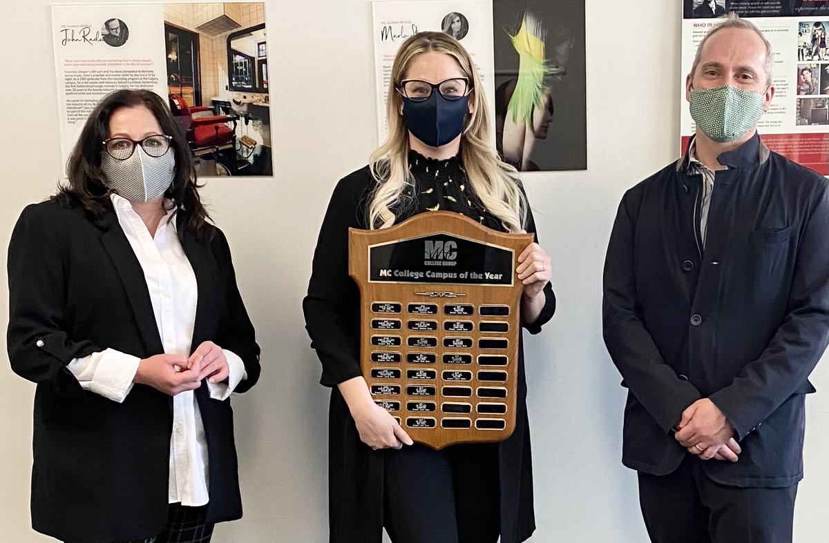 mccollegegroup's tweet photo. Congrats @JessicaReddon &amp; #yyc Team on winning #mccollege Campus of the Year! 🎉🎉 https://t.co/MzUVhpzNET