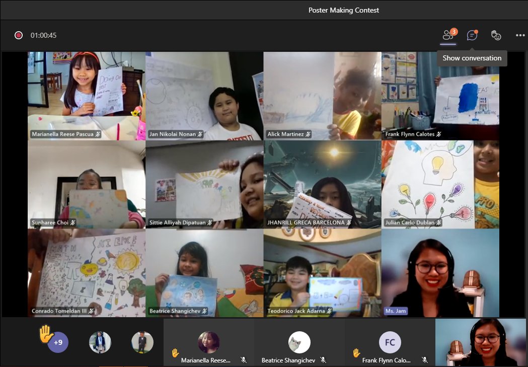 StockBridgeIntl's tweet photo. Stockbridge Students having a laser focus in doing and planning their poster for the 3rd day of the Inspiring Innovations Fair 2021. Good luck!
#creatingoursaga #StockbridgeWay #StockbridgeAmericanInternationalSchool #ProudlySAIS #trulyinternationaltrulyglobal https://t.co/Op08FJ3SdX