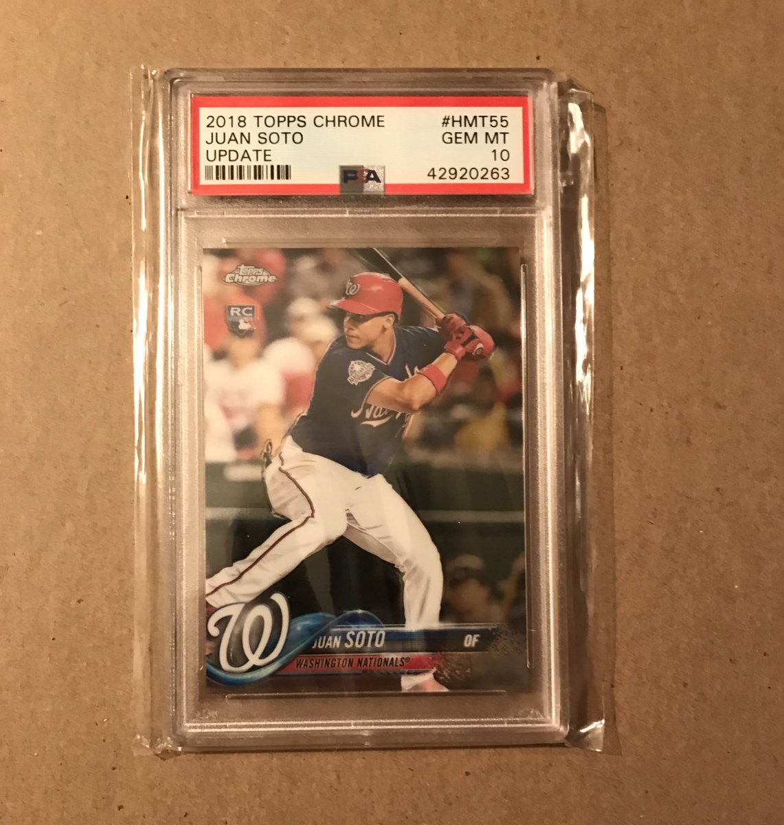 Robrex5's tweet image. Juan Soto Topps Chrome Update PSA 10
$450
@HobbyConnector @Hobby_Connect