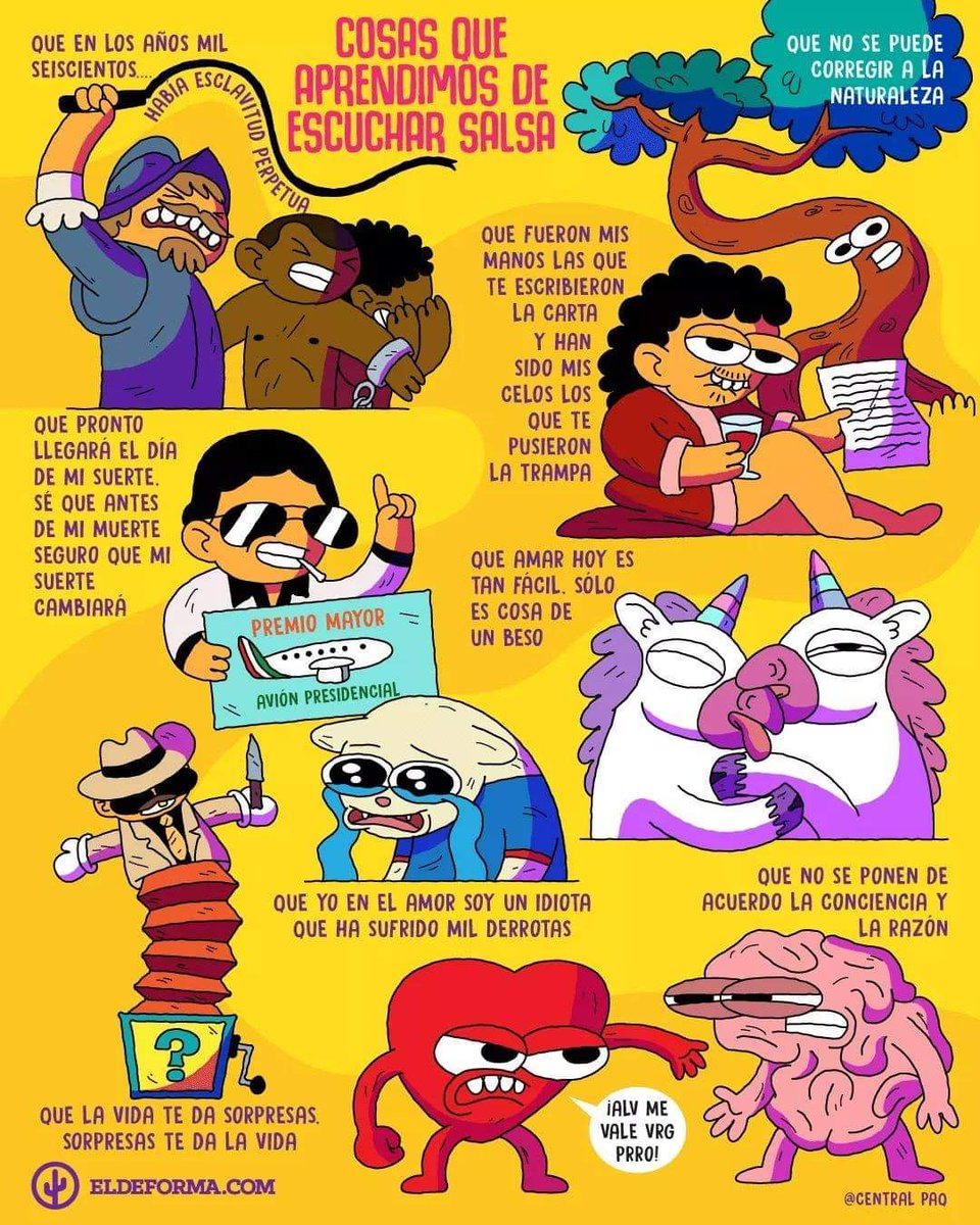 Chris_Montz's tweet photo. Cosas que aprendimos con la salsa https://t.co/vZRIXtmLpG