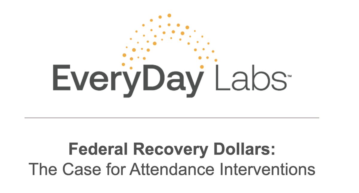 Absenteeism—especially among vulnerable populations—skyrocketed during the pandemic. Join us along with special guest <a href="/phylliswjordan/">Phyllis Jordan🇺🇸</a> w/ <a href="/FutureEdGU/">FutureEd</a> to learn about using federal recovery funds to close the attendance gap. TOMORROW 4PM EST >>  bit.ly/3wylI2O