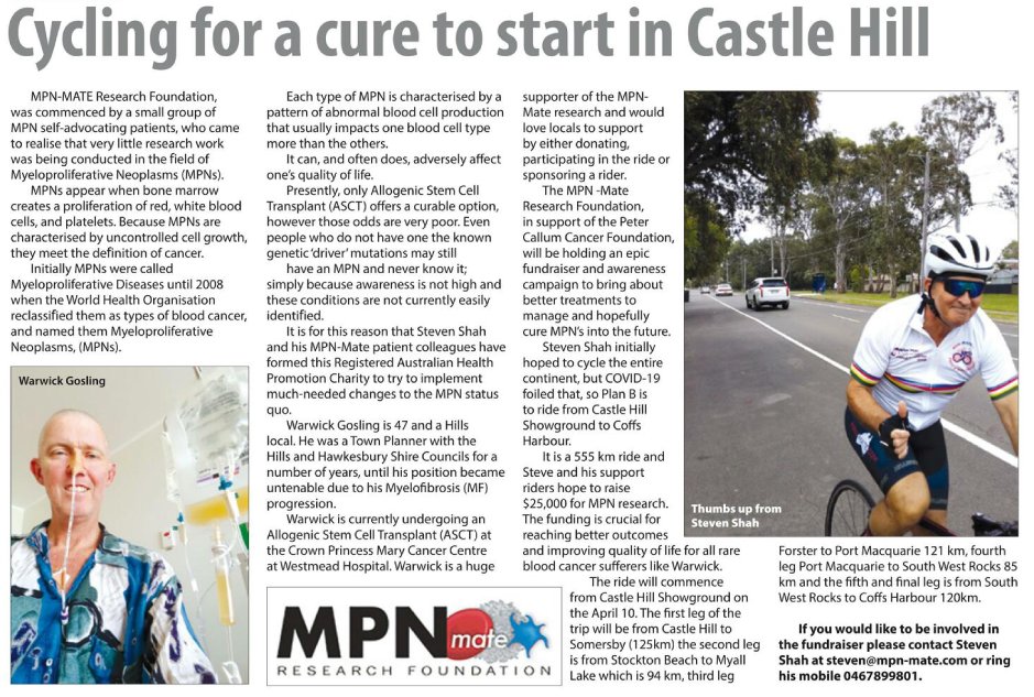 MPN-MATE RESEARCH FOUNDATION – Rare Blood Cancers tweet media