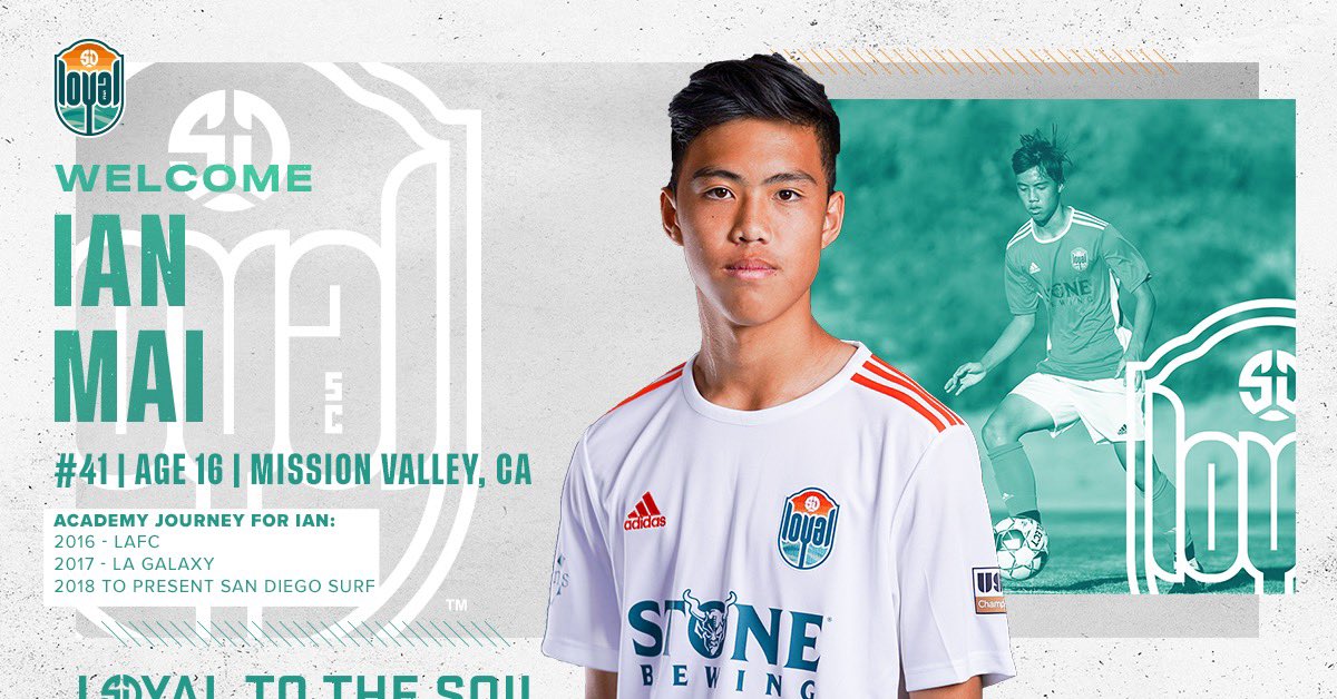 SanDiegoLoyal's tweet photo. An extremely consistent 1v1 defender who plays with a ton of pace and reads the game incredibly well. The SoCal 16-year-old @_IanMai is SD Loyal. ✍️

» https://t.co/nCrd66CPmy https://t.co/ynvuHePg76