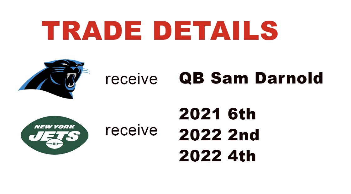 KP_on_TV's tweet photo. Thanks for the memories, Sam. Go kill it in Carolina.

Episode 3 of Pace’s Playbook is up— The Sam Darnold Trade, and why it’s the best thing for everyone involved.

https://t.co/ZqUTZiMCgQ https://t.co/kMNS5IZA0g