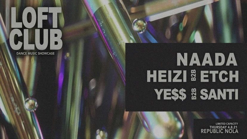 HEIZIMUSIC's tweet photo. Back this Thursday with @LOFTCLUBirl ! @RepublicNOLA 

Going b2b with the dudes @ETCHbass ! Opening for the big homie @naadabeats ! Our homies @david_yess &amp; @SantiWubz going b2b as well! 

Tickets linked under this tweet! This is going to be a special set, hope to see you there🕺🏼 https://t.co/gdCyDEatCN