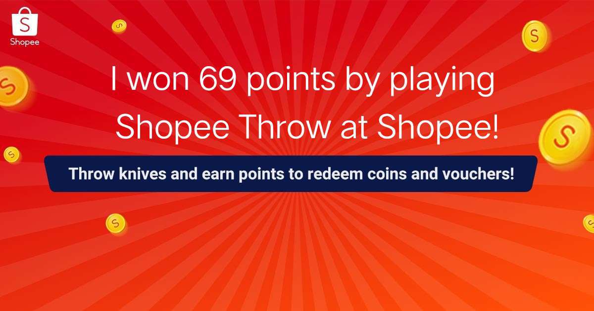 itsEntrada's tweet photo. Share with friends and play Shopee Throw now! The more points you win, the more chances to redeem coins and vouchers! https://t.co/LwU9xfSg4y https://t.co/kdvhHKyqIy