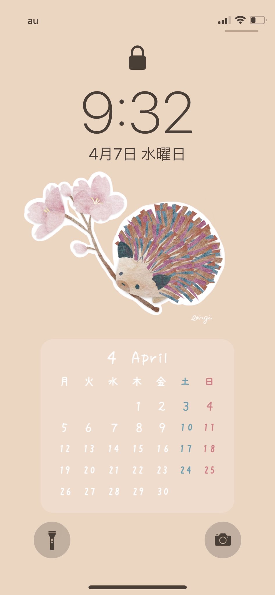 えりんぎ ゆるかわイラスト 今月のカレンダーです Ipadとかでも使えるように余白大きくしたので お好きなサイズに合わせてお使いください 外の桜はもう散ってしまったけど 画面の中では少しでも長く桜を見られるように スマホ壁紙 イラスト