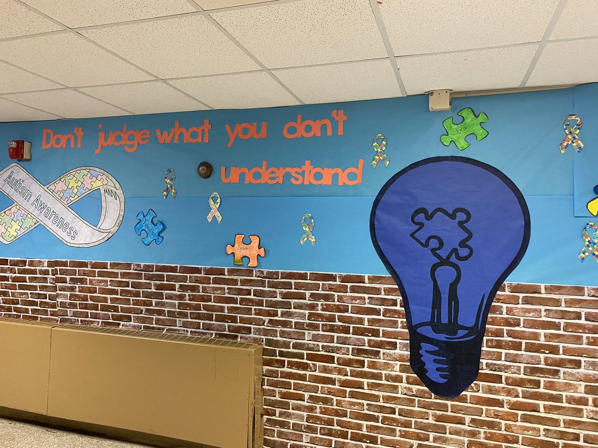 Rifgecrest Elementary celebrates diversity daily #AutismAcceptanceMonth #AutismAwarenessMonth