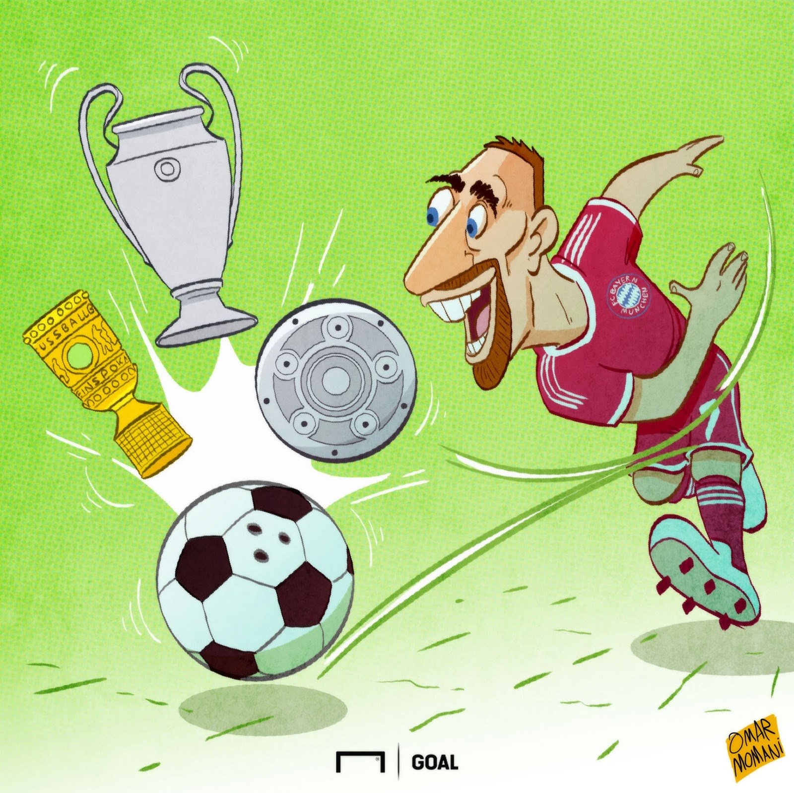 Happy birthday Franck Ribery

For more cartoons:  